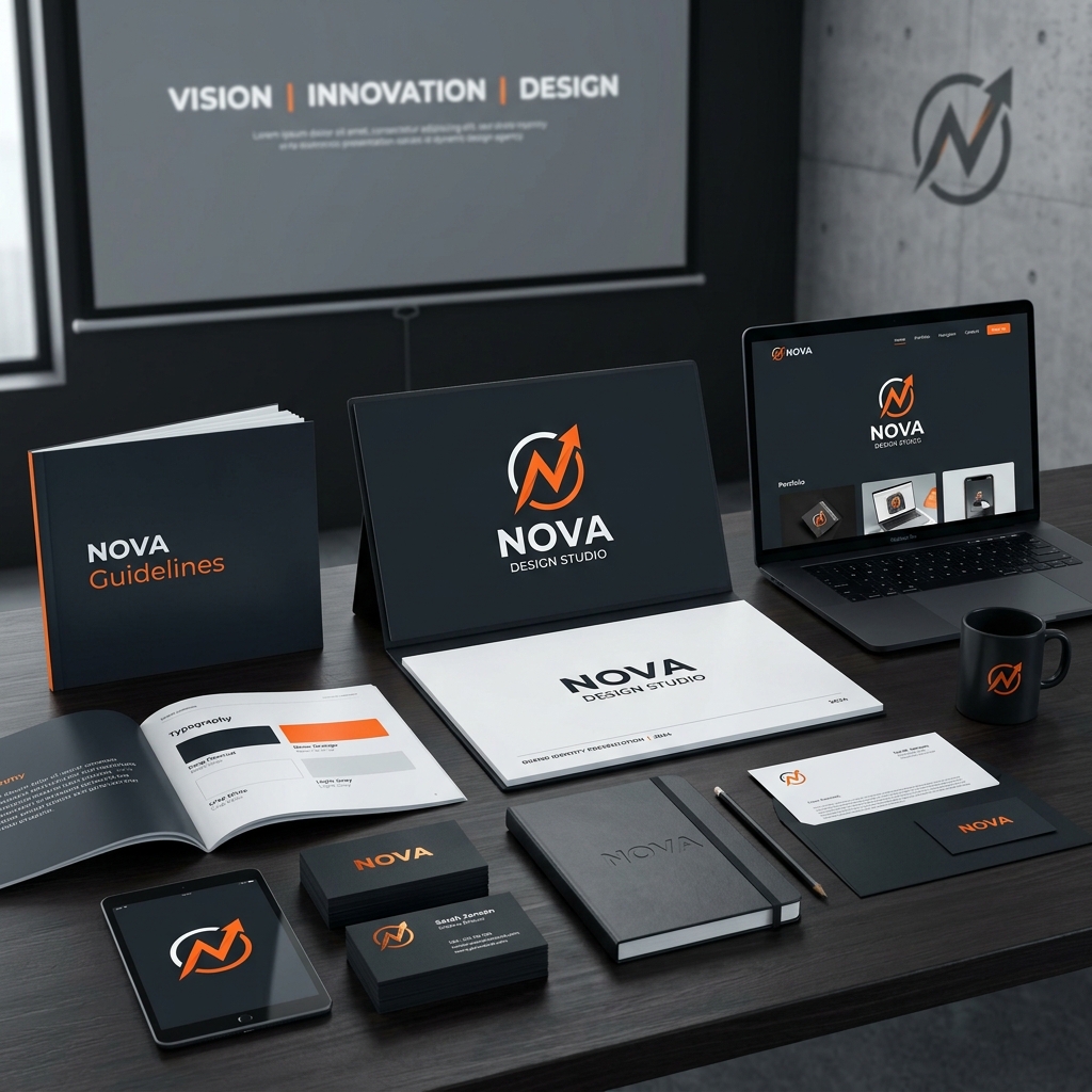 Modern Graphic Design Brand Identity